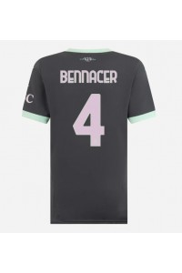 Fotbalové Dres AC Milan Ismael Bennacer #4 Dámské Třetí Oblečení 2024-25 Krátký Rukáv